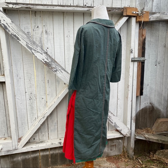 70’s Vintage Jennifer Eden Pleated Workwear Dress - Picture 7 of 7